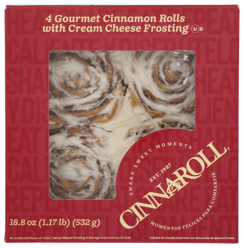 Cinnaroll 
Cinnamon Rolls Crm Chs Fr, 18.8 OZ.