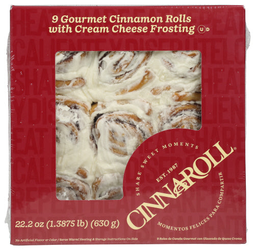 Cinnaroll 
Cinnamon Rolls Crm Chs9pc, 22.2 OZ.