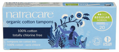 Natracare Tampon Reg Non App, 20 PC.