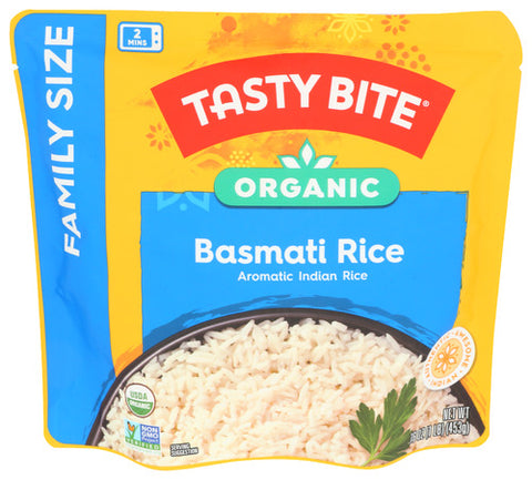 TASTY BITE RICE BASMATI FAMILY SIZE - 16 OZ