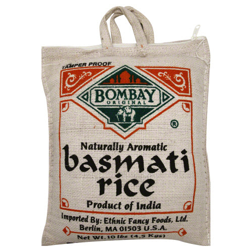 BOMBAY RICE BASMATI WHITE - 10 LB