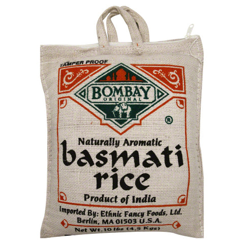 BOMBAY RICE BASMATI WHITE - 10 LB