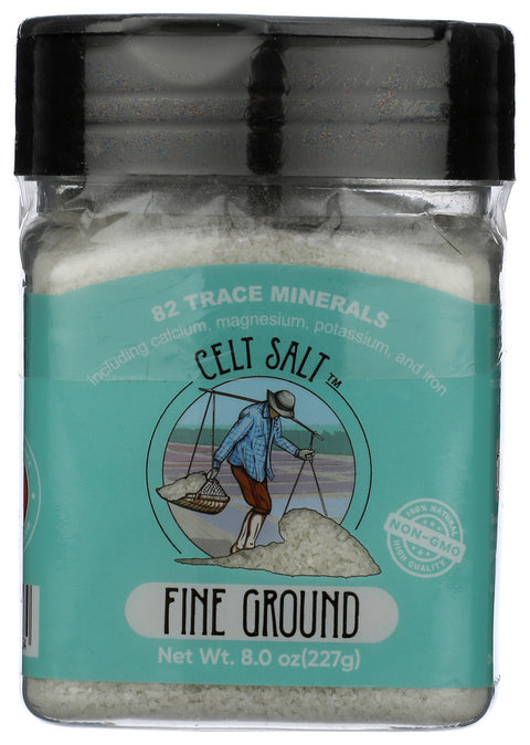 Celt Salt By Natures Pantry 
Salt Fine Ground Shaker, 8 OZ.