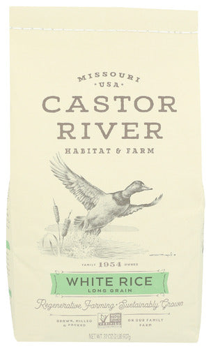 Castor River Farms 
Rice White Long Grain, 32 OZ