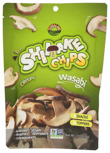 TERRALAND CHIPS SHITAKE WASABI - 2.12 OZ