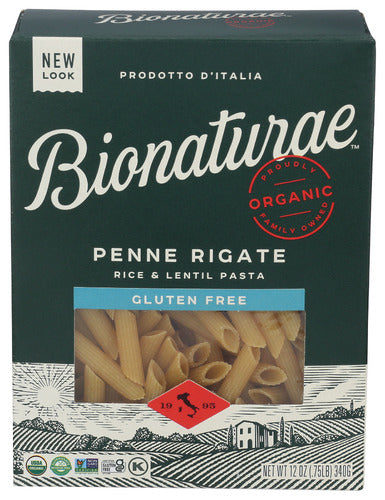 BIONATURAE PASTA PENNE RIGATE ORG - 12 OZ