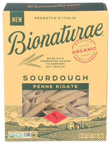 BIONATURAE PASTA SRDOUGH PENNE RGTE - 12 OZ