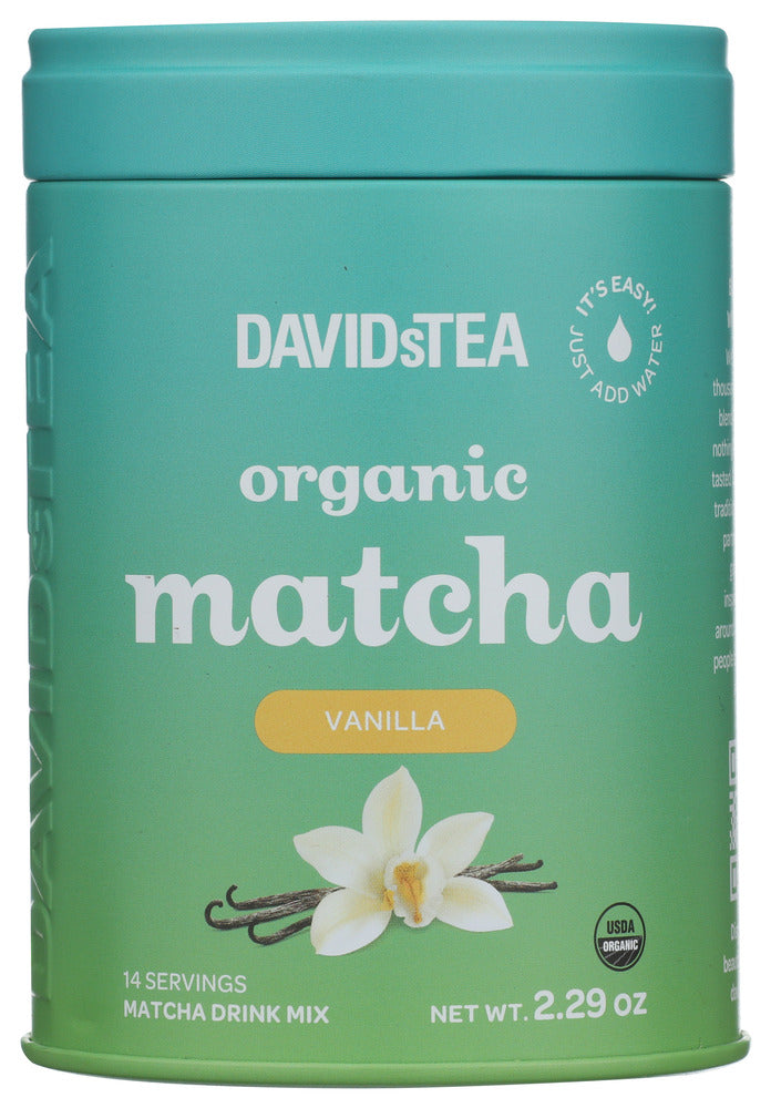 Davidstea 
Tea Vanilla Matcha Tin, 2.29 OZ.