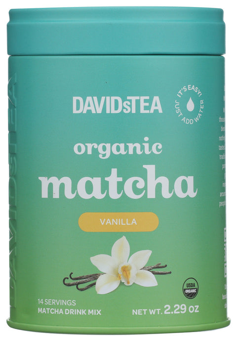 Davidstea 
Tea Vanilla Matcha Tin, 2.29 OZ.