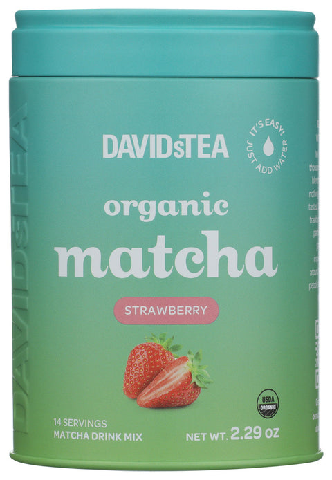 Davidstea 
Tea Strawbrry Matcha Tin, 2.29 OZ.
