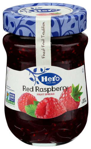 HERO FRUIT SPRD RASPBRY - 12 OZ