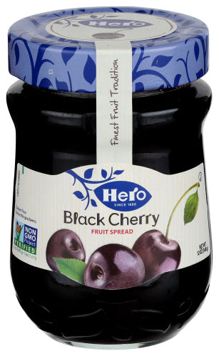 HERO FRUIT SPRD BLK CHERRY - 12 OZ