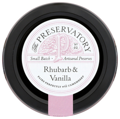 THE PRESERVATORY PRESERVES RHUBARB VANILLA - 3.89 OZ