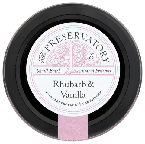 THE PRESERVATORY PRESERVES RHUBARB VANILLA - 3.89 OZ