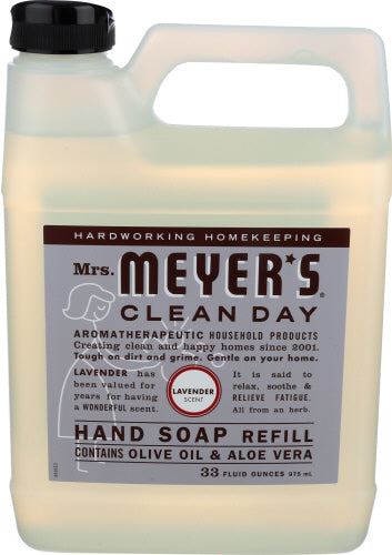 MRS MEYERS CLEAN DAY SOAP REFIL LIQ LAVENDER - 33 OZ