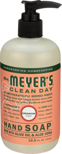 MRS MEYERS CLEAN DAY SOAP HAND LIQ GERANIUM - 12.5 OZ