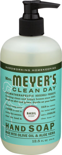 MRS MEYERS CLEAN DAY SOAP HAND LIQ BASIL - 12.5 OZ