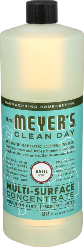 MRS MEYERS CLEAN DAY MULTI CLNR CONC BASIL - 32 OZ