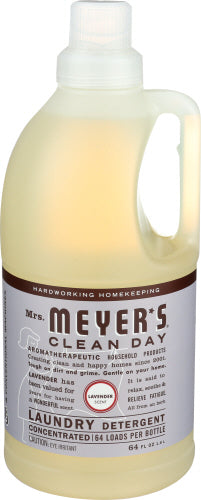MRS MEYERS CLEAN DAY LAUNDRY DTRGNT LAVENDER - 64 OZ