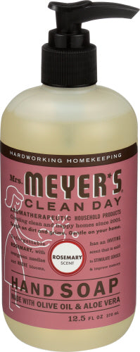 MRS MEYERS CLEAN DAY SOAP HAND LIQ RSMRY - 12.5 OZ