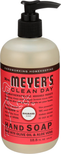 Mrs Meyers Clean Day Soap Hand Liq Rhubarb, 12.5 OZ.