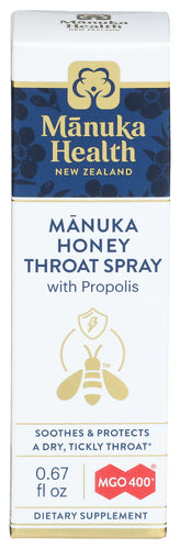 MANUKA HEALTH THROAT MANUKA PRPLS SPRY - 0.67 FO