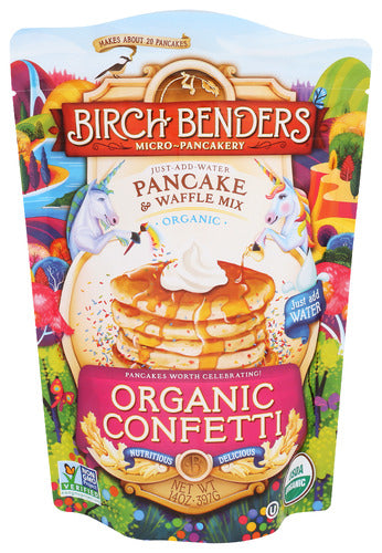 Birch Benders 
Mix Pncke Wffl Confetti, 14 OZ.