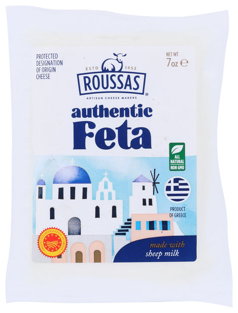 Roussas Chs Feta Pdo In Brine, 7 OZ.