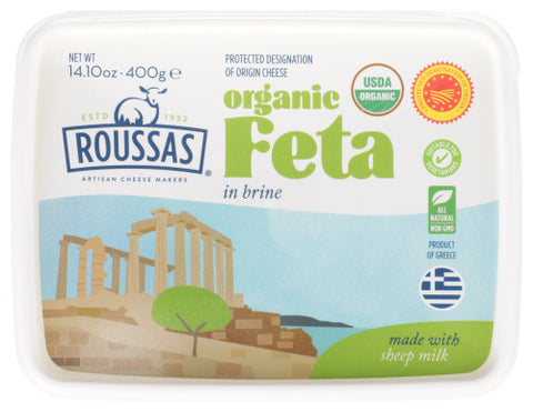 Roussas Chs Feta In Brine, 14 OZ.