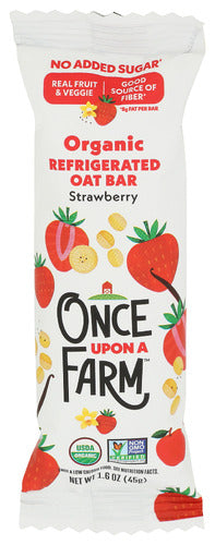 Once Upon A Farm Bar Strawberry Oat, 1.6 OZ.
