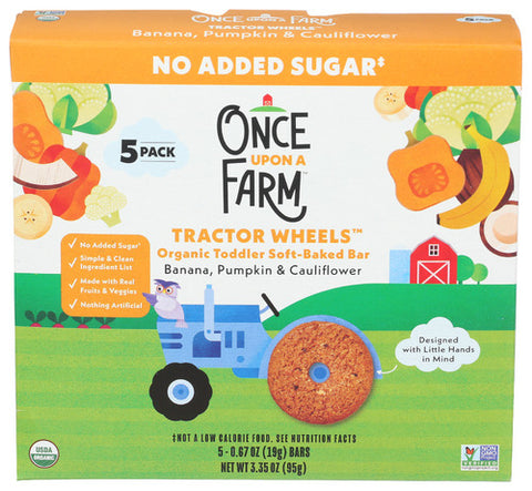Once Upon A Farm Tractor Whls Ban Pmp Clf, 3.35 OZ.