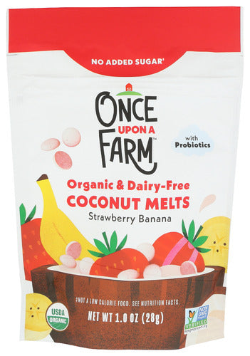 Once Upon A Farm Melts Coconut Stwbry Ban, 1 OZ.