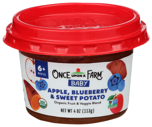 Once Upon A Farm Bby Fd Apl Blby Swpt Org, 4 FO.