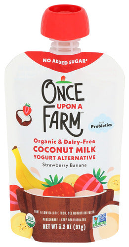 Once Upon A Farm Yogurt Ccnut Sb Banana, 3.2 OZ.