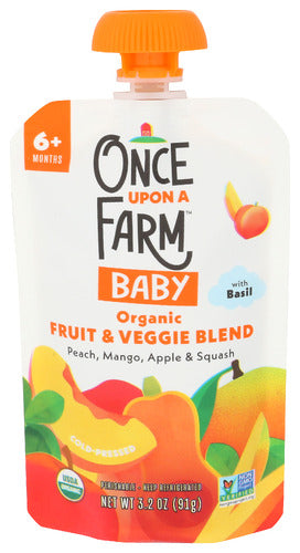 Once Upon A Farm Fruit Pch Mng Apl Sqsh, 3.2 FO.