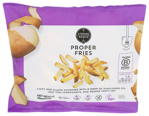 STRONG ROOTS FRIES PROPER - 20 OZ