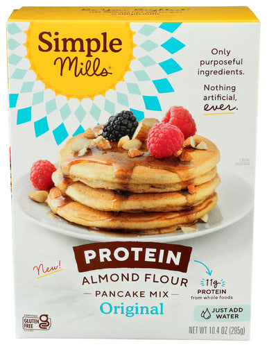 SIMPLE MILLS PANCAKE MX ALMND FLOUR PRTN - 10.4 OZ