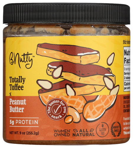 B Nutty 
Nut Bttr Toffy Totally, 9 OZ.