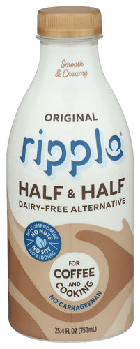 Ripple Creamer Half & Half Orgnl, 25.4 OZ.