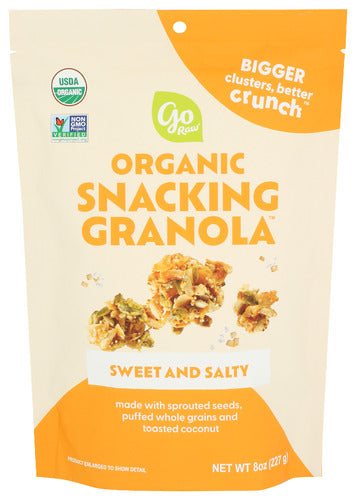 GO RAW GRANOLA SWEET & SALTY - 8 OZ
