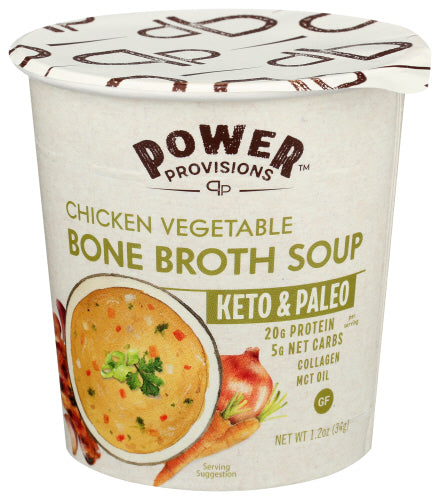 Power Provisions Soup Bone Brth Chkn Vege, 1.2 OZ.