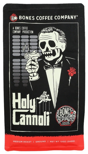 BONES COFFEE COMPANY COFFEE GRND HOLY CANNOLI - 12 OZ