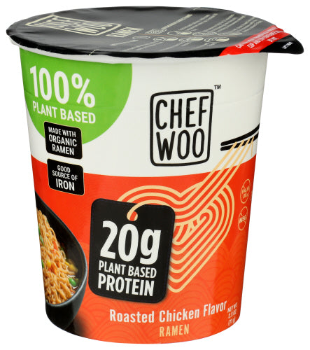 Chef Woo 
Ramen Rstd Chicken Flavor, 2.5 OZ.