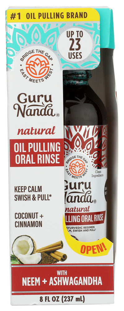 GURUNANDA OIL PULLING ASHWAGANDHA - 8 FO