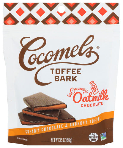 Cocomels 
Toffee Oatmlk Choc Bark, 3.5 OZ.