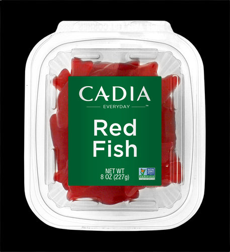No Label Eb Candy Red Fish Tub, 8 OZ.