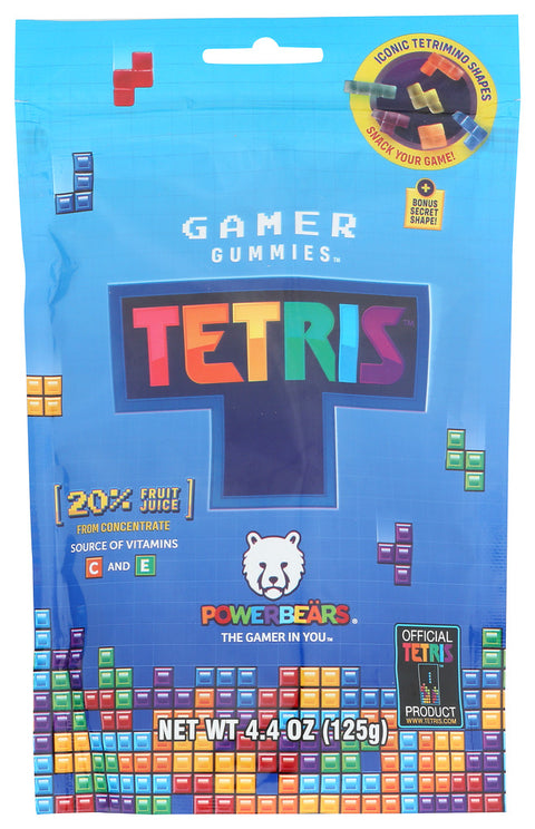 Powerbears Gummies Tetris Gamer Bg, 4.4 OZ.