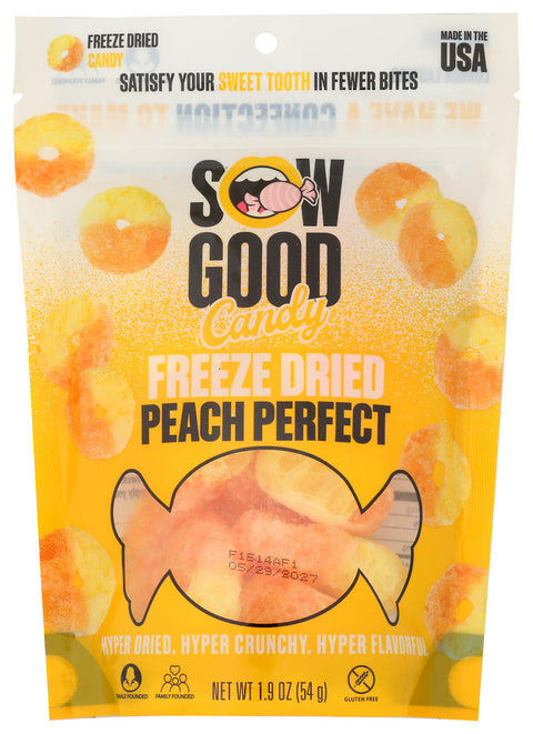 SOW GOOD CANDY PEACH PRFCT FZ DRD - 1.9 OZ