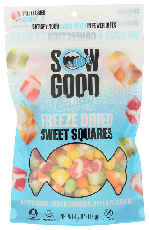 SOW GOOD CANDY SWT SQUARES FZ DRD - 4.2 OZ