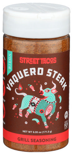 Riega Seasoning Grl Vaqero Stk, 6.05 OZ.
